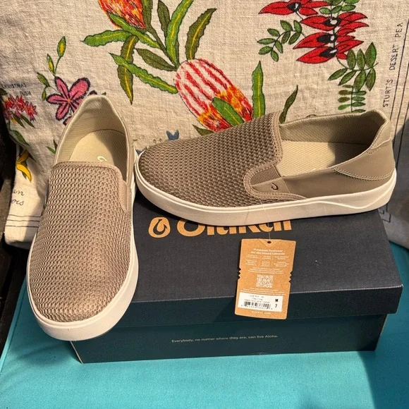 OluKai Lae’ahi unisex Clay Mesh Slip-On Loafers Women 8.5 Men 7 - Picture 7 of 8
